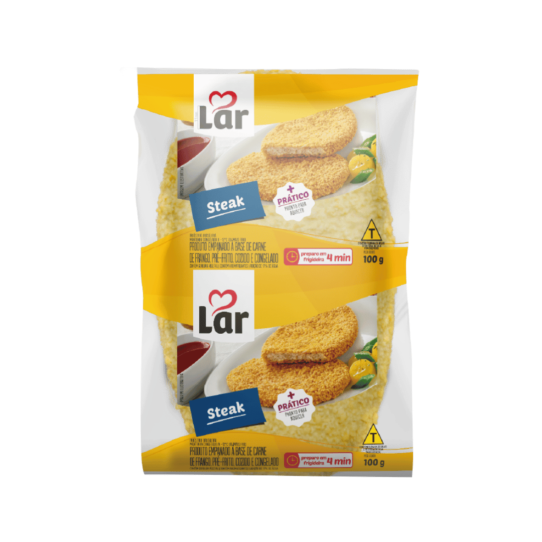 Steak de frango Cong 100g - Lar> image number 1